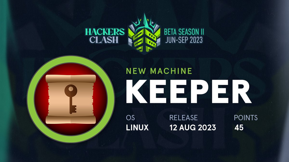 HackTheBox keeper machine Walkthrough